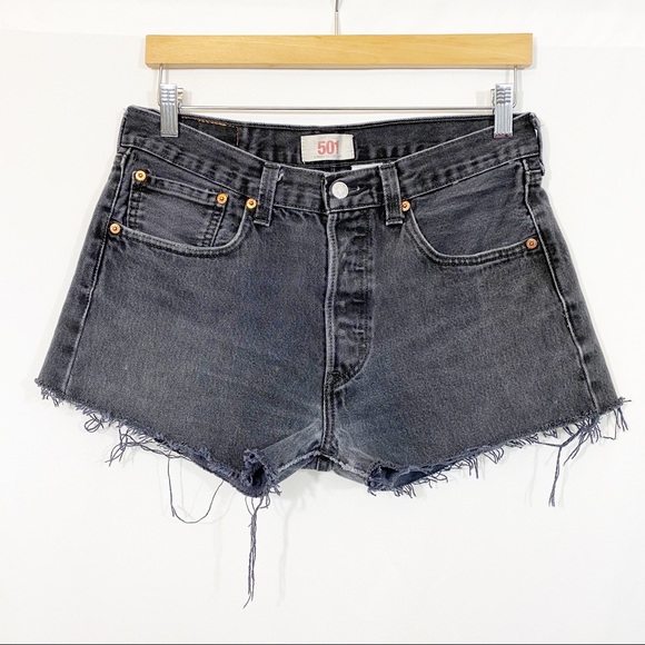 Levi's Pants - Vintage Levi’s 501 High Waisted Cutoff Denim Short